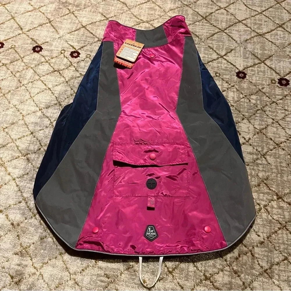 Dog Jacket Arcadia Trail 3 In 1 Multi Wear Coat Pink Size XL